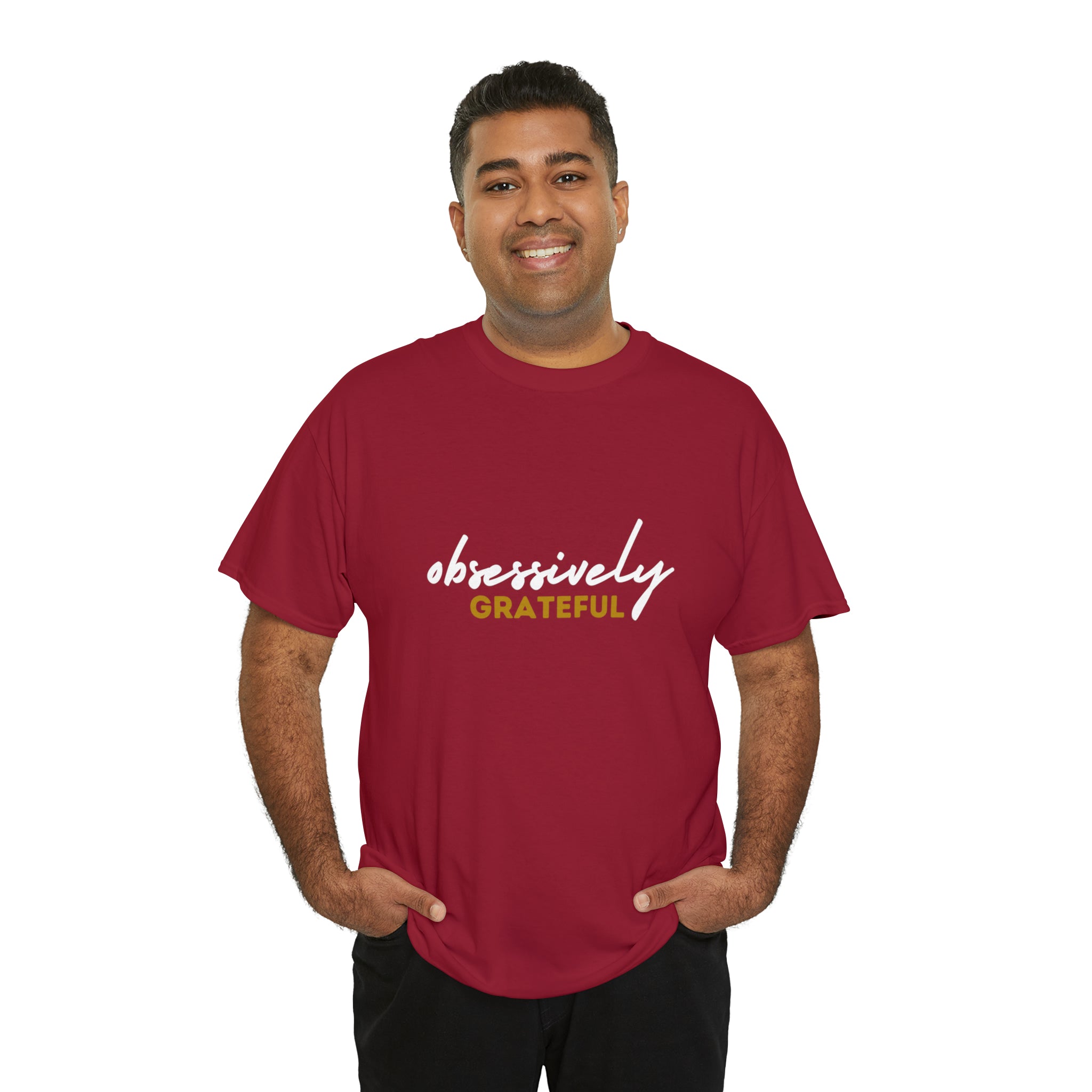 Obsessively Grateful Shirt | Minimalist Unisex T-Shirt