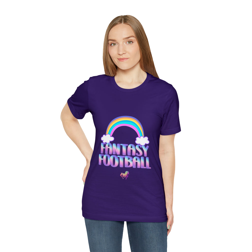 Cute Fantasy Football Shirt | Pink Cute Fantasy Football Unisex T-Shirt