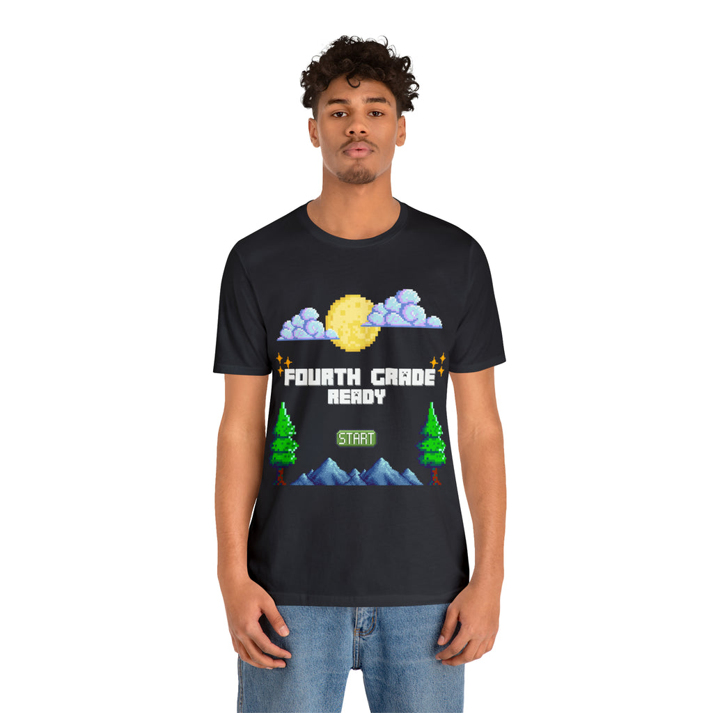 Fourth Grade Ready Pixel Shirt | Minecraft Unisex T-Shirt