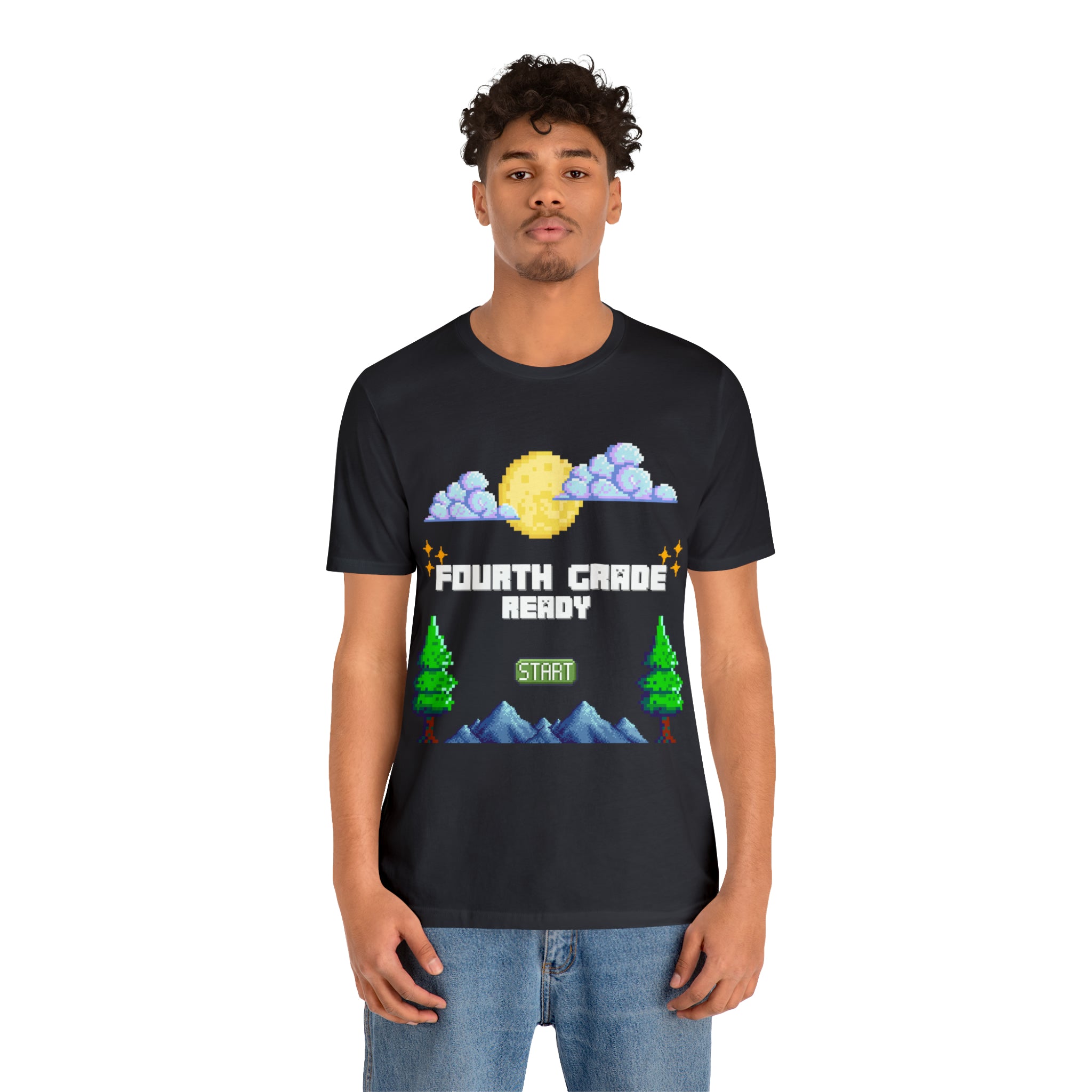 Fourth Grade Ready Pixel Shirt | Minecraft Unisex T-Shirt