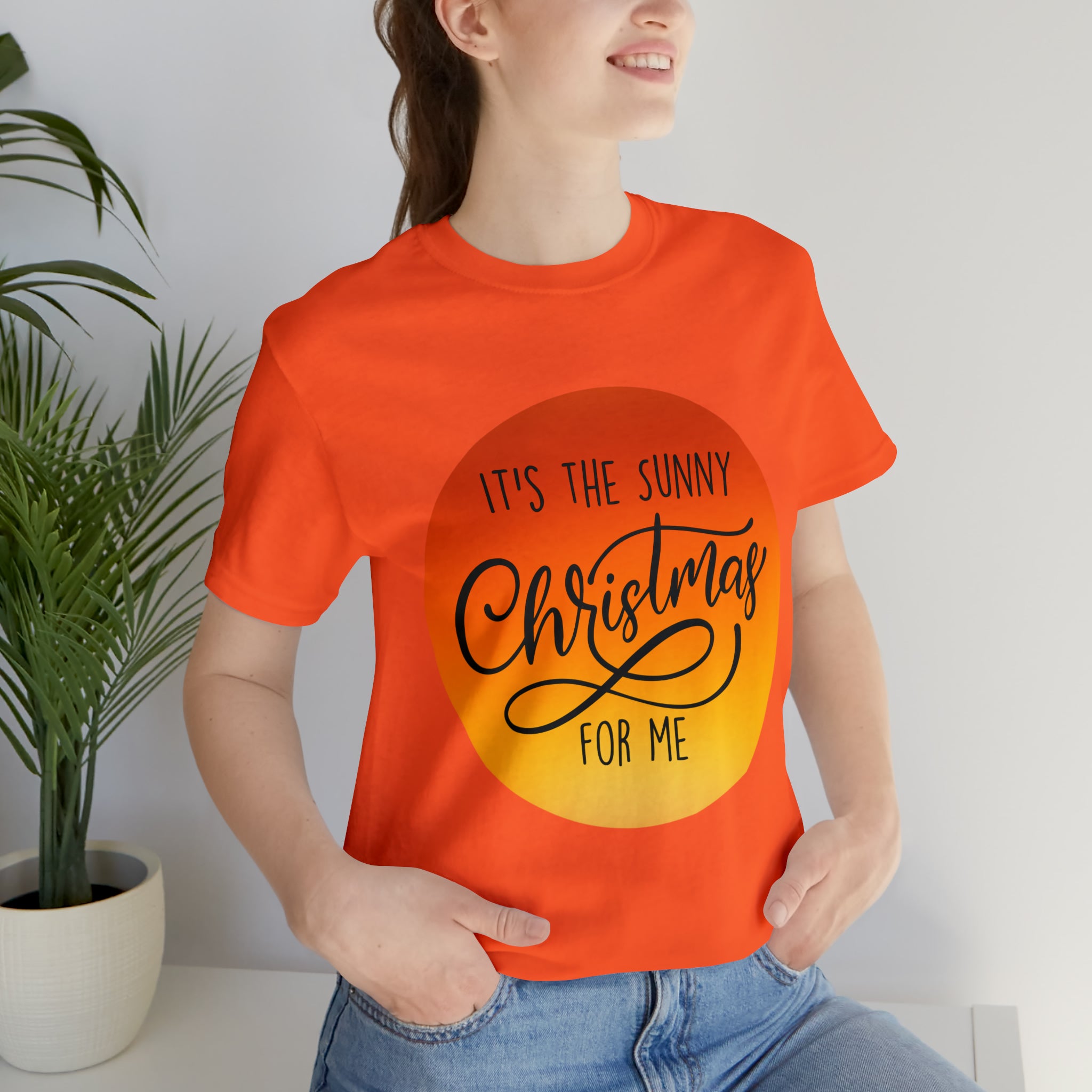 Christmas in July Orange Shirt | Christmas in July Statement T-Shirt