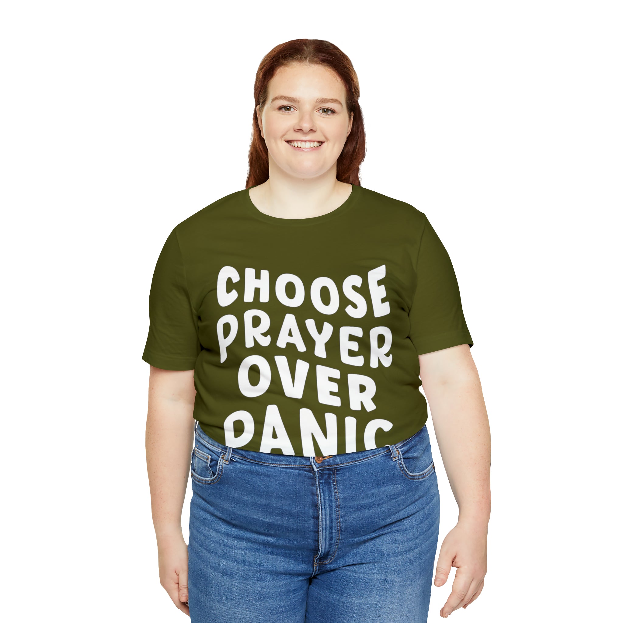 Prayer Over Panic Unisex Shirt | Religious Shirt for Prayers