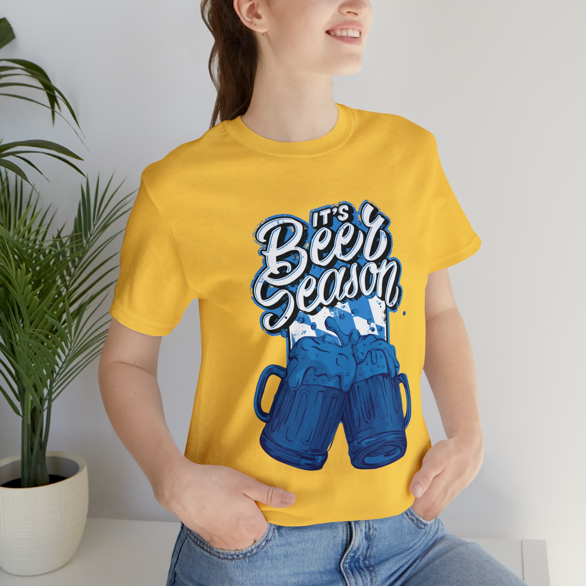 Beer Season Blue Shirt | Drink Beer Unisex T-Shirt
