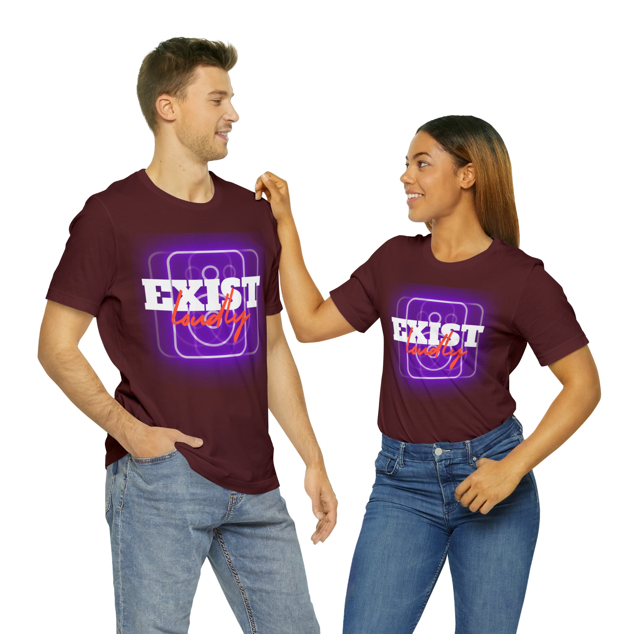 Exist Loudly Shirt | Trendy Statement Unisex T-Shirt