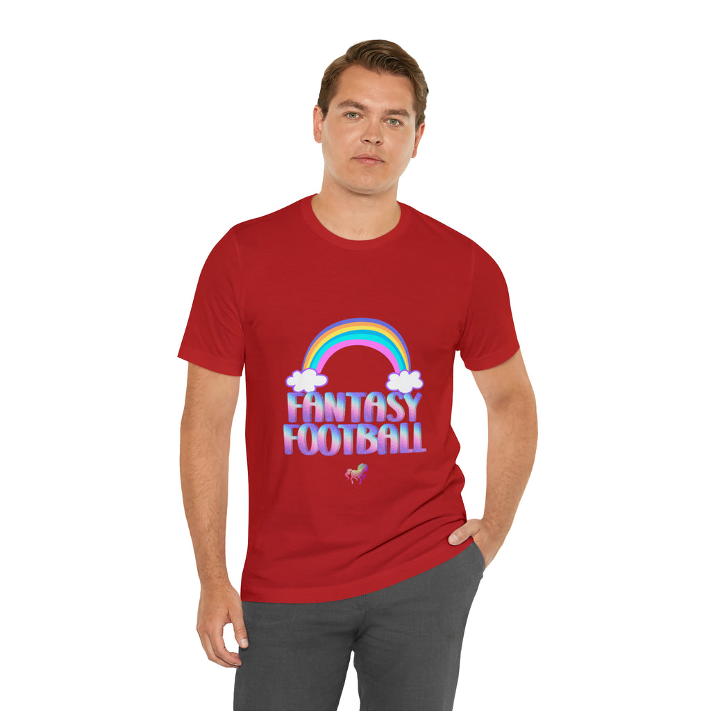 Cute Fantasy Football Shirt | Pink Cute Fantasy Football Unisex T-Shirt