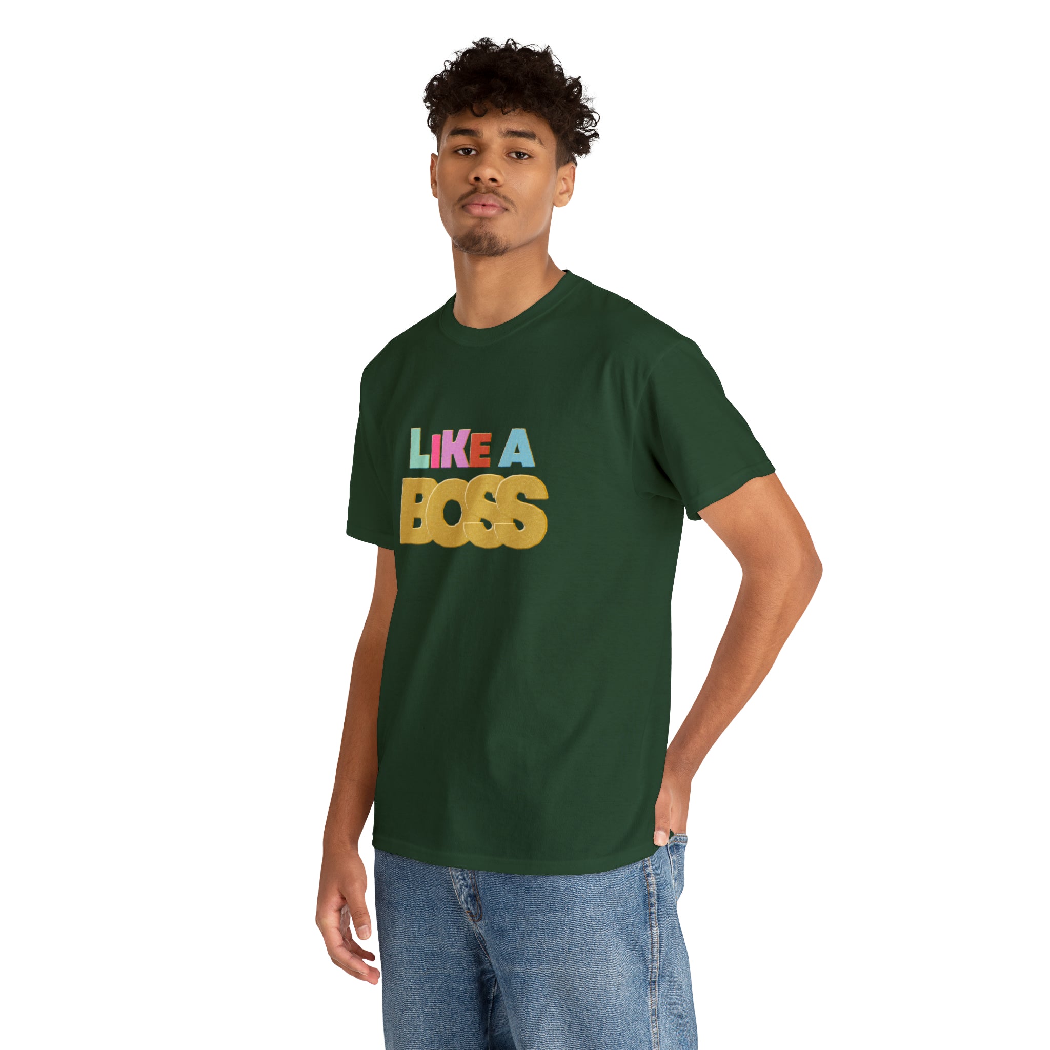 Like A Boss Shirt | Colorful Boss Vibes Statement Tee