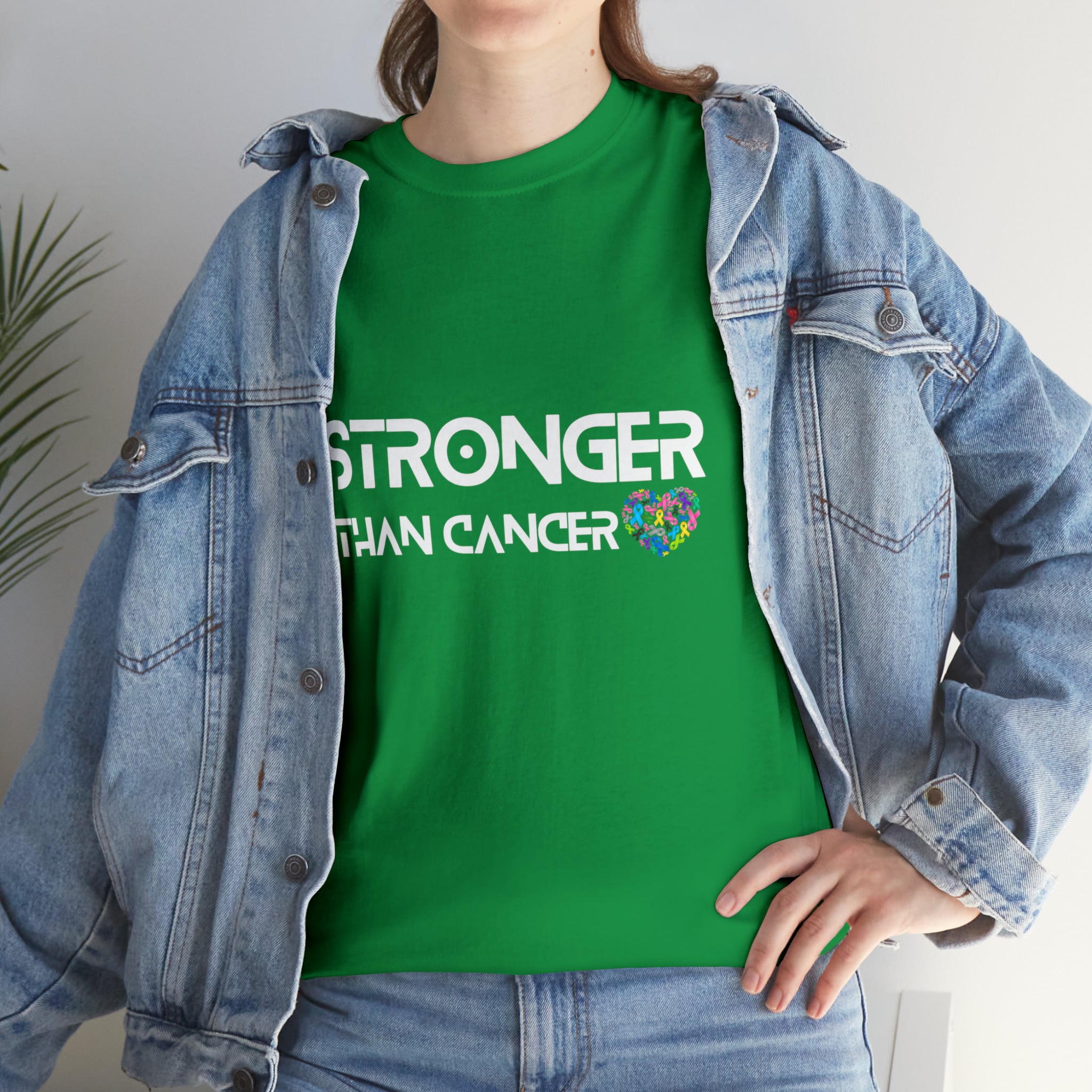 Stronger Than Cancer Shirt | Cancer Warrior Support Unisex T-Shirt