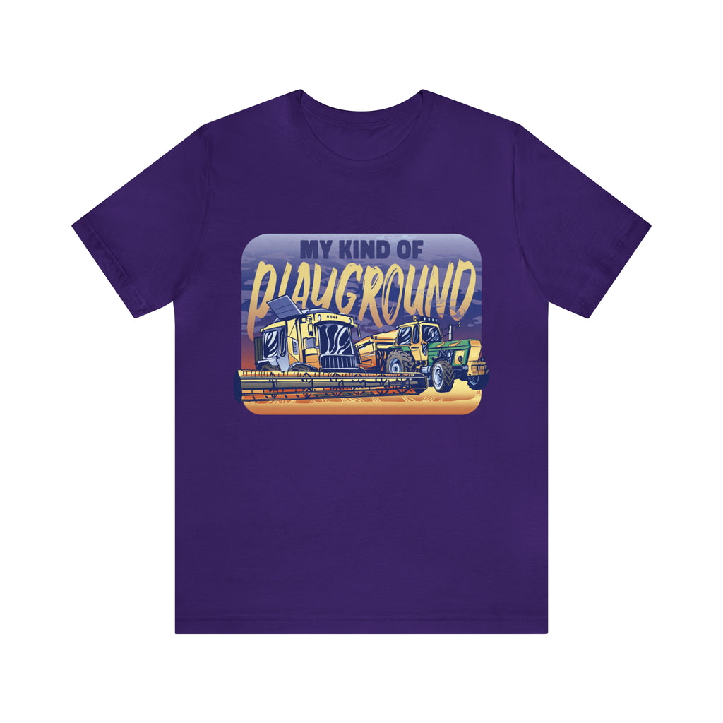 Tractor Farmer Playground Shirt | Tractor Enthusiast Unisex T-Shirt