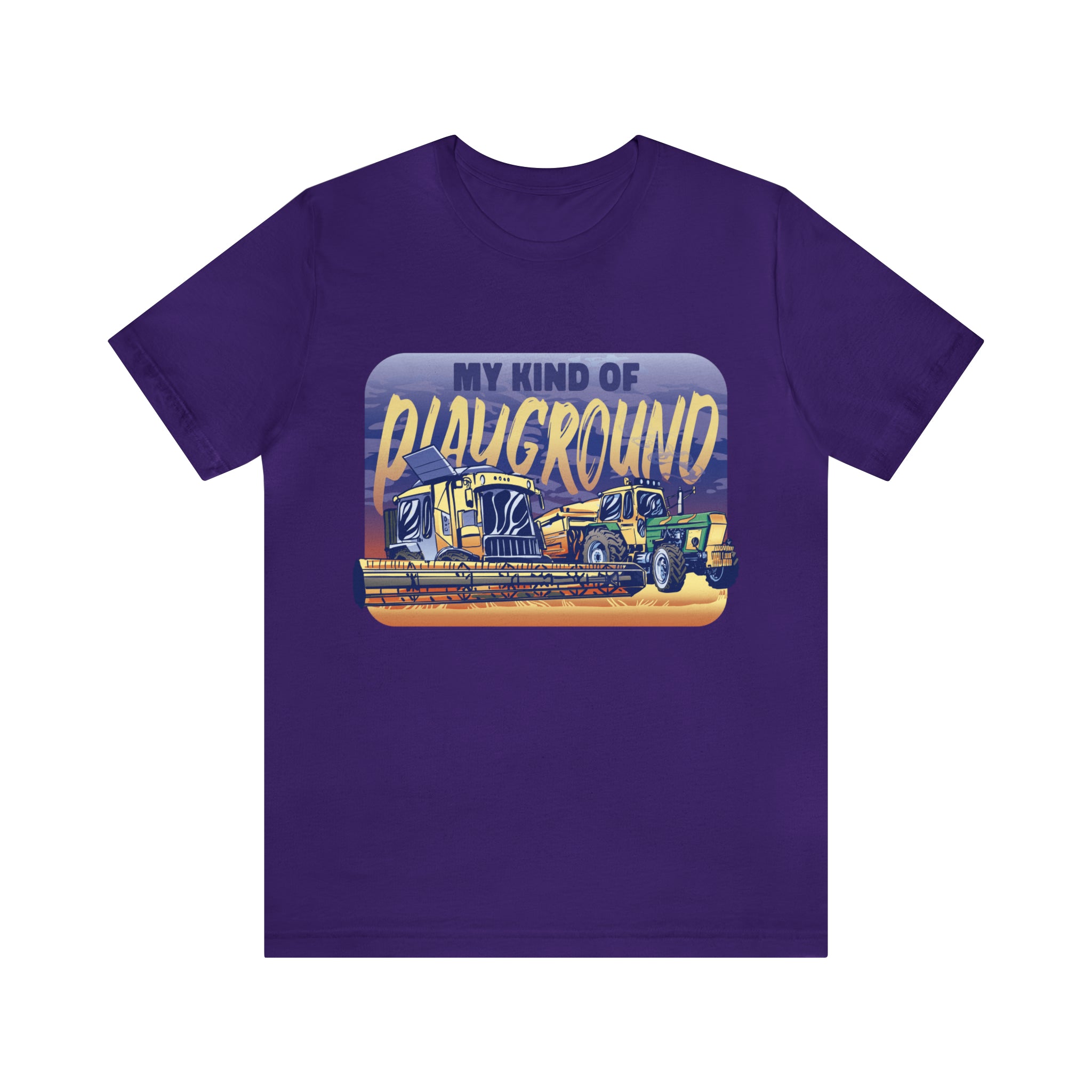 Tractor Farmer Playground Shirt | Tractor Enthusiast Unisex T-Shirt