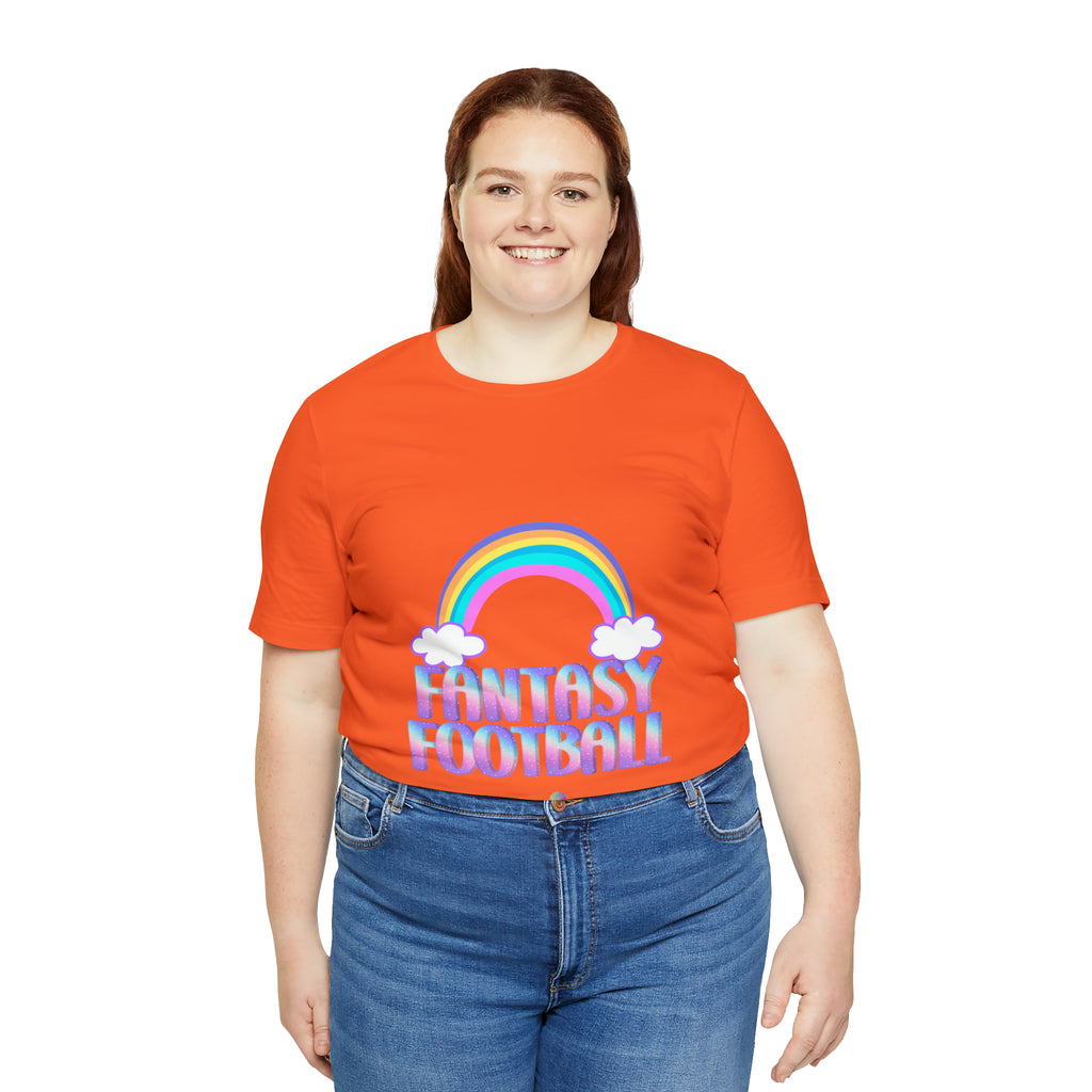 Cute Fantasy Football Shirt | Pink Cute Fantasy Football Unisex T-Shirt