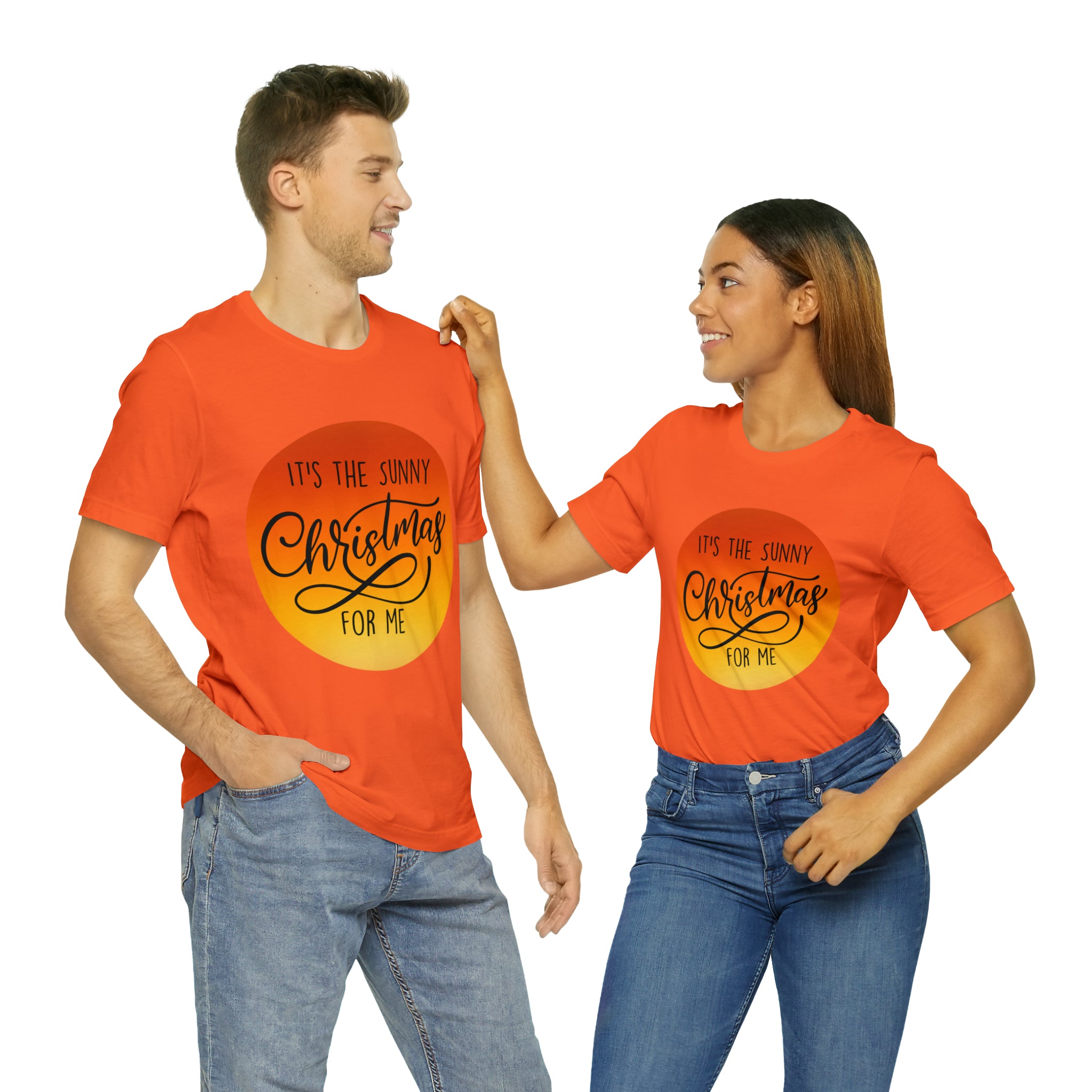 Christmas in July Orange Shirt | Christmas in July Statement T-Shirt