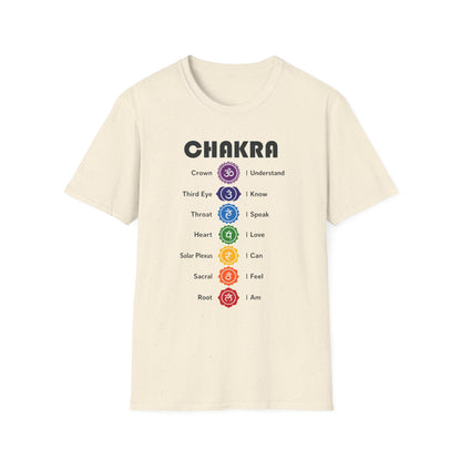Chakra T-Shirt — Colorful 7 Chakra Alignment Yoga Tee