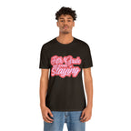 Slaying in Fifth Grade Shirt | Pink School Unisex T-Shirt