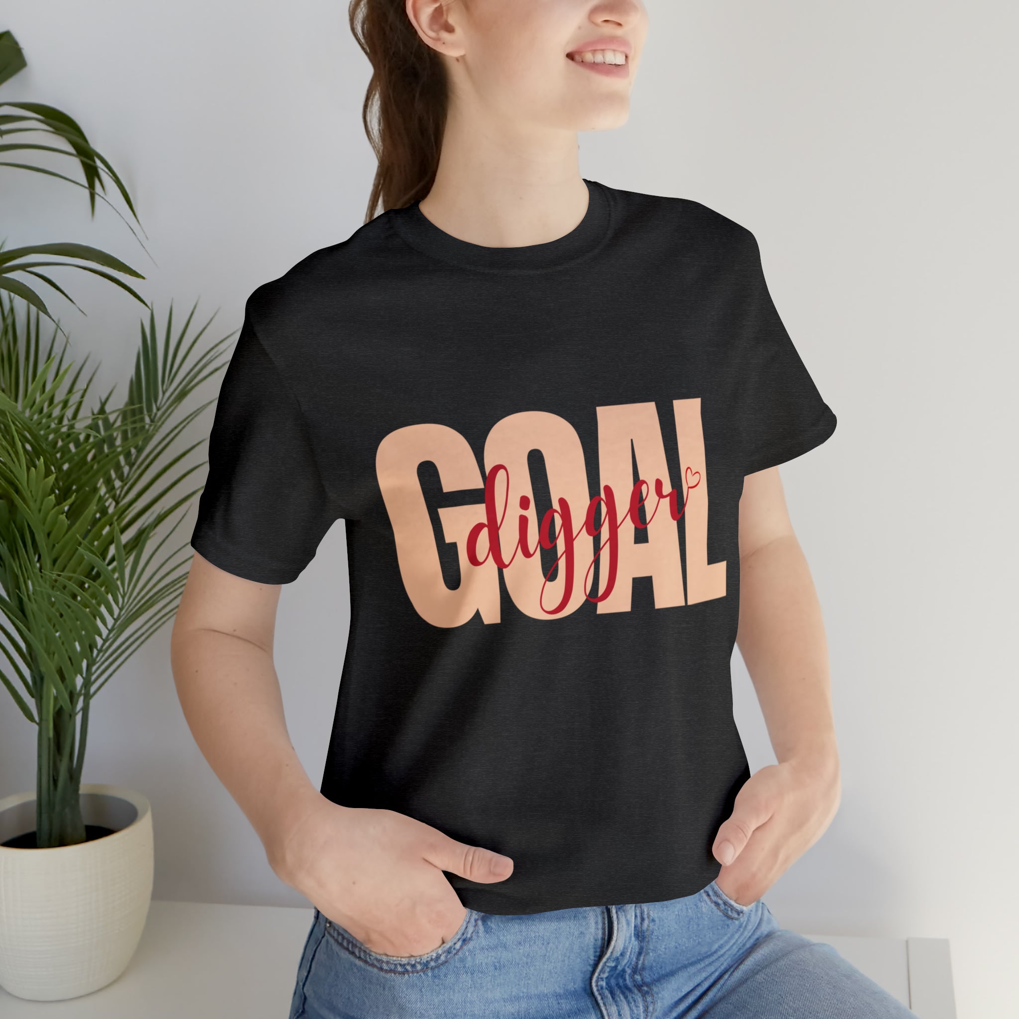 Goal Digger Shirt | Minimalist Statement Unisex T-Shirt