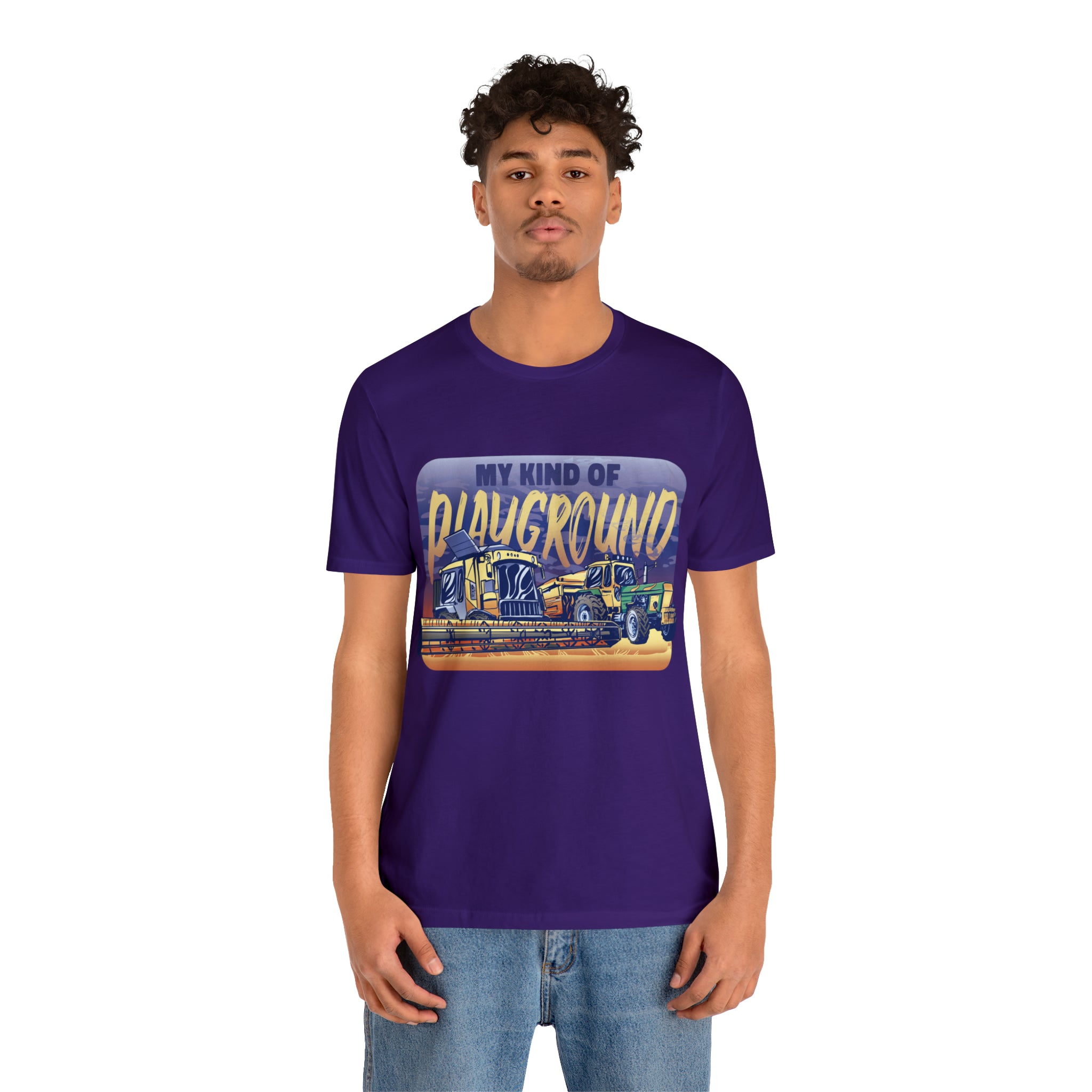 Tractor Farmer Playground Shirt | Tractor Enthusiast Unisex T-Shirt