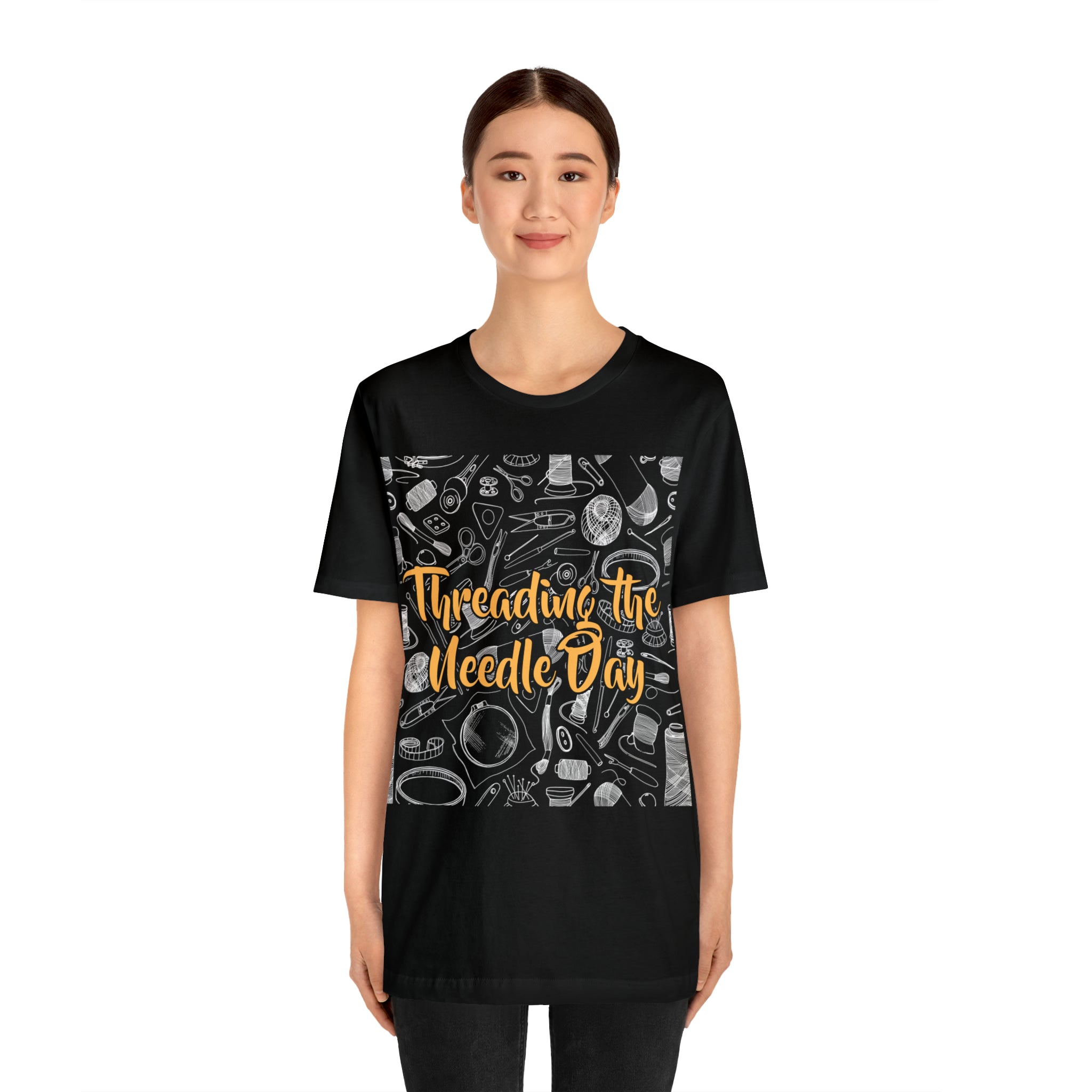 Threading the Needle Day Shirt | Tailor Sewing Unisex T-Shirt