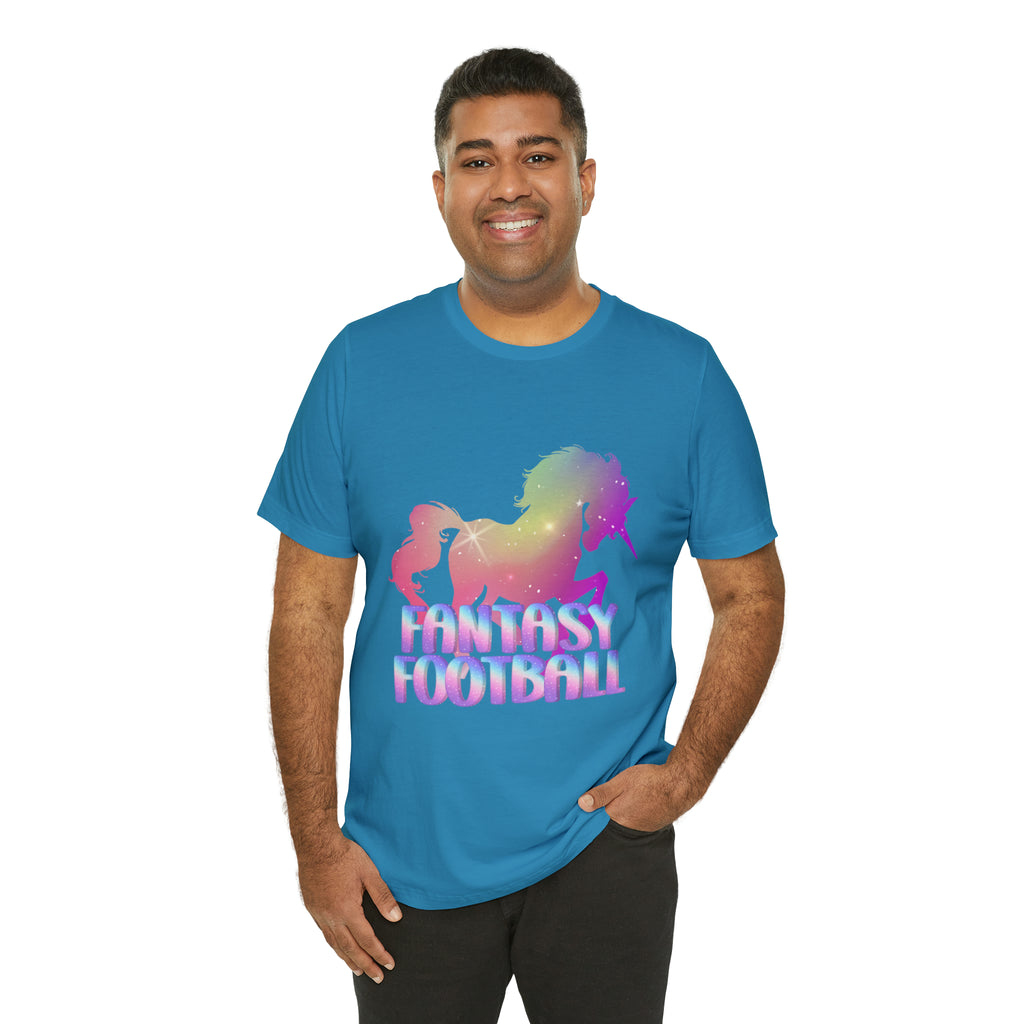 Fantasy Football Pink Shirt | Unicorn Fantasy Football Unisex T-Shirt