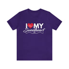 I Love My Sweetheart Shirt | Couple Love T-Shirt, Pair Girlfriend Boyfriend Matching Shirt