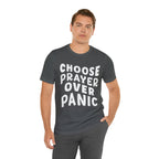Prayer Over Panic Unisex Shirt | Religious Shirt for Prayers