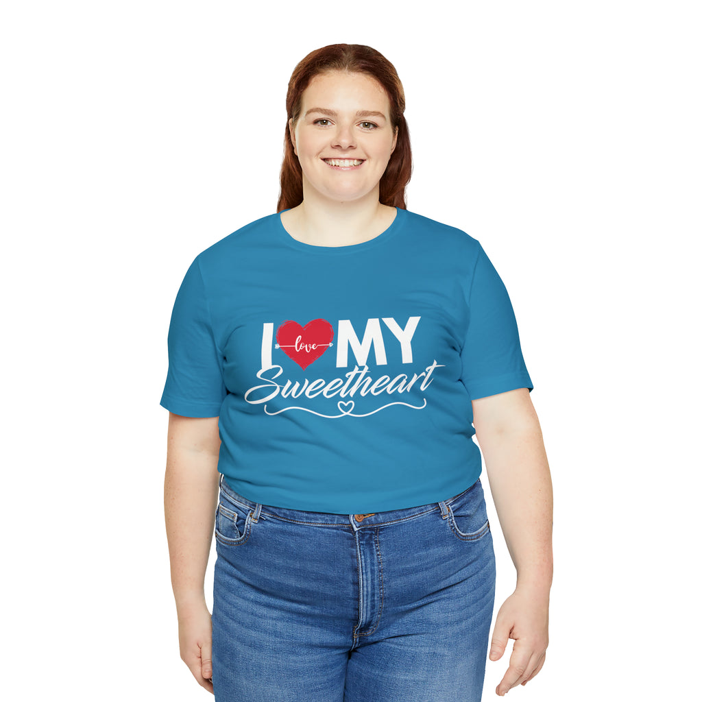 I Love My Sweetheart Shirt | Couple Love T-Shirt, Pair Girlfriend Boyfriend Matching Shirt