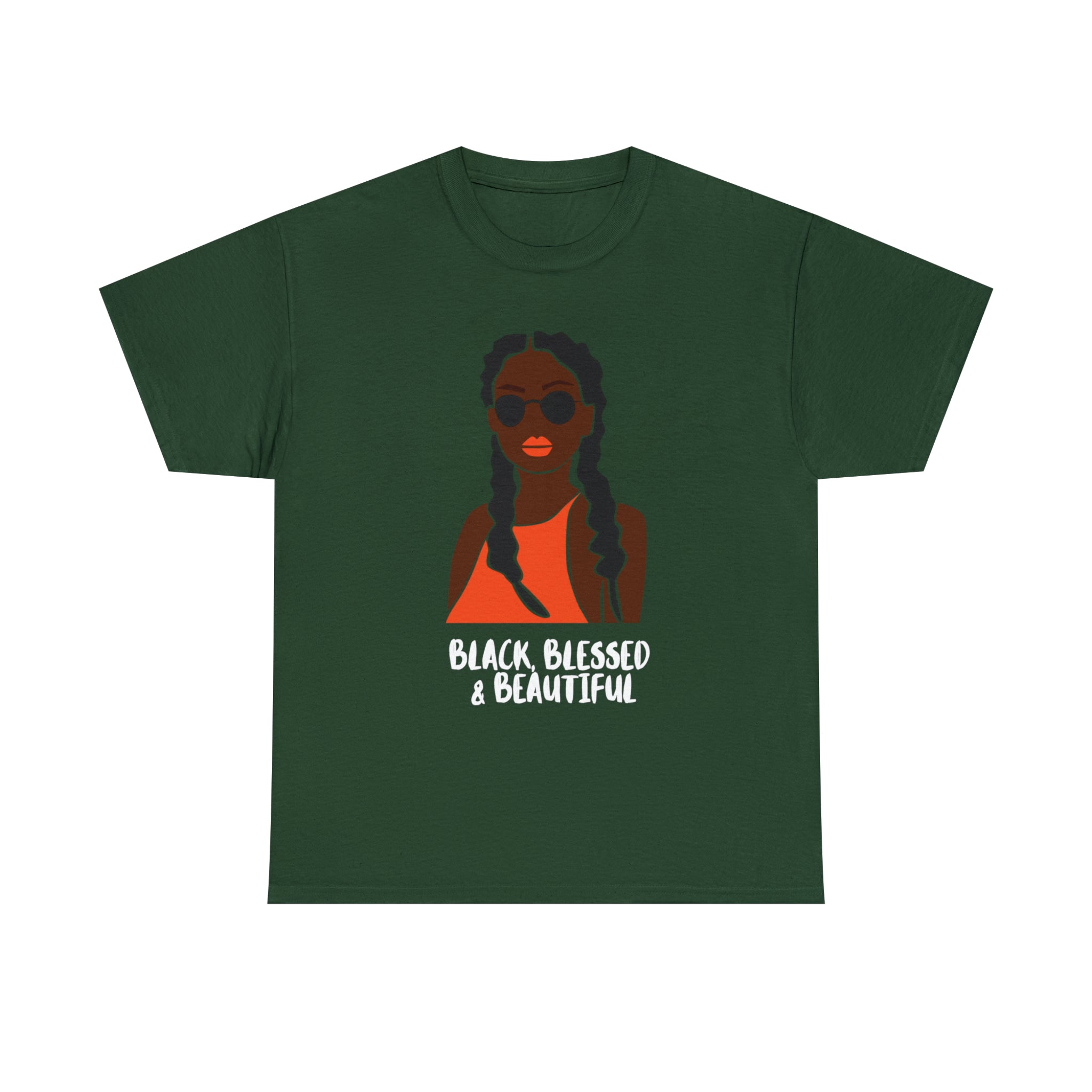 Black Blessed And Beautiful Shirt | Empowered & Beautiful Cotton T-shirt