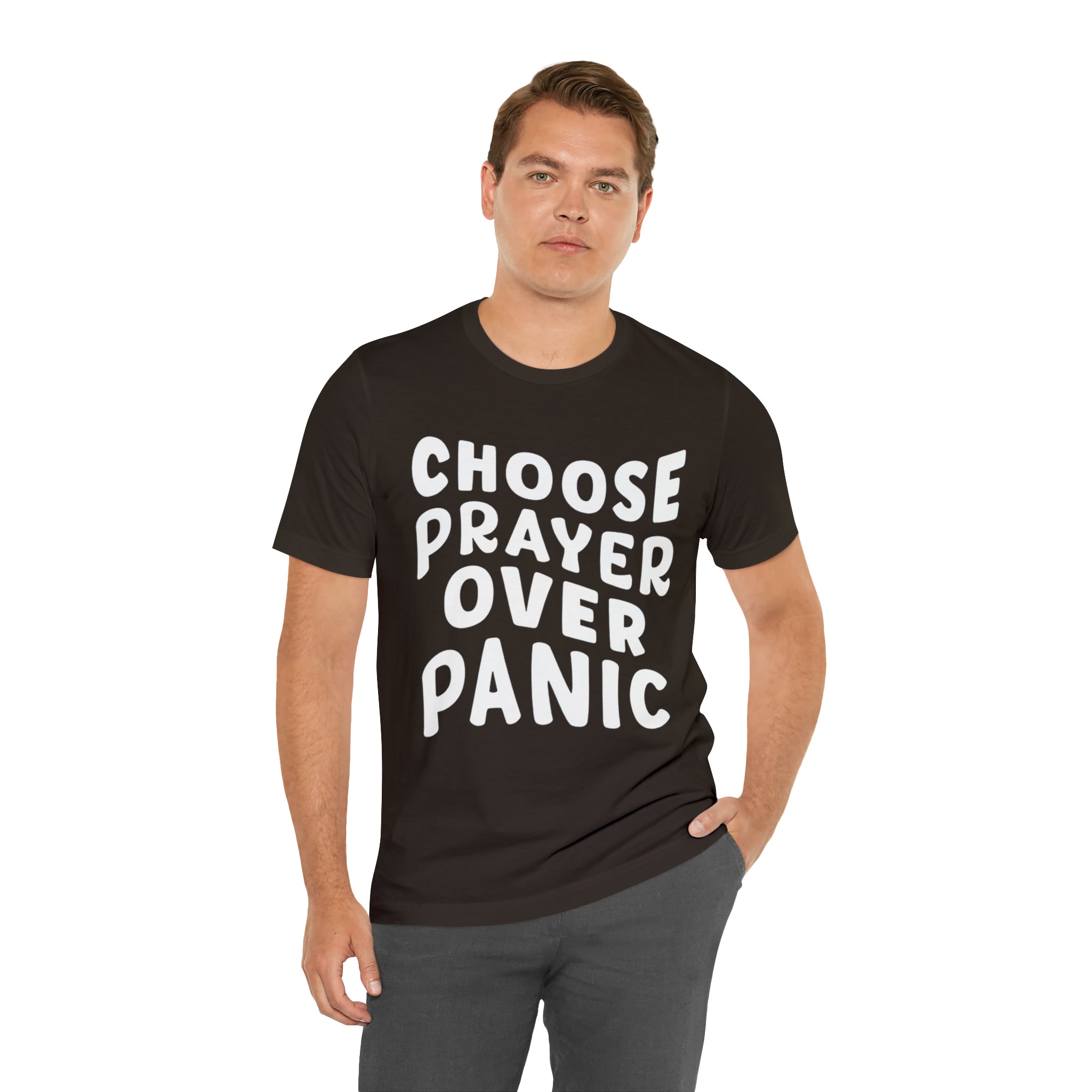 Prayer Over Panic Unisex Shirt | Religious Shirt for Prayers