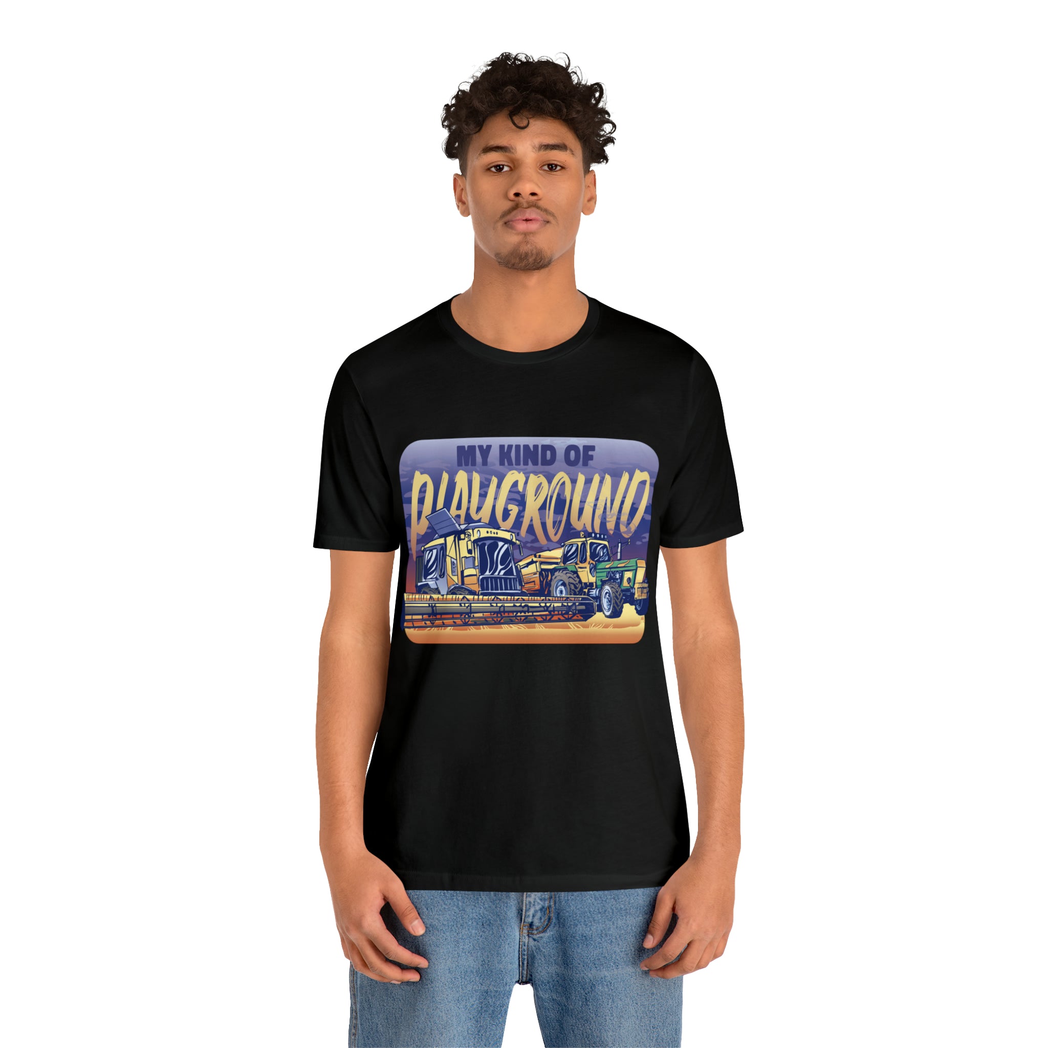 Tractor Farmer Playground Shirt | Tractor Enthusiast Unisex T-Shirt