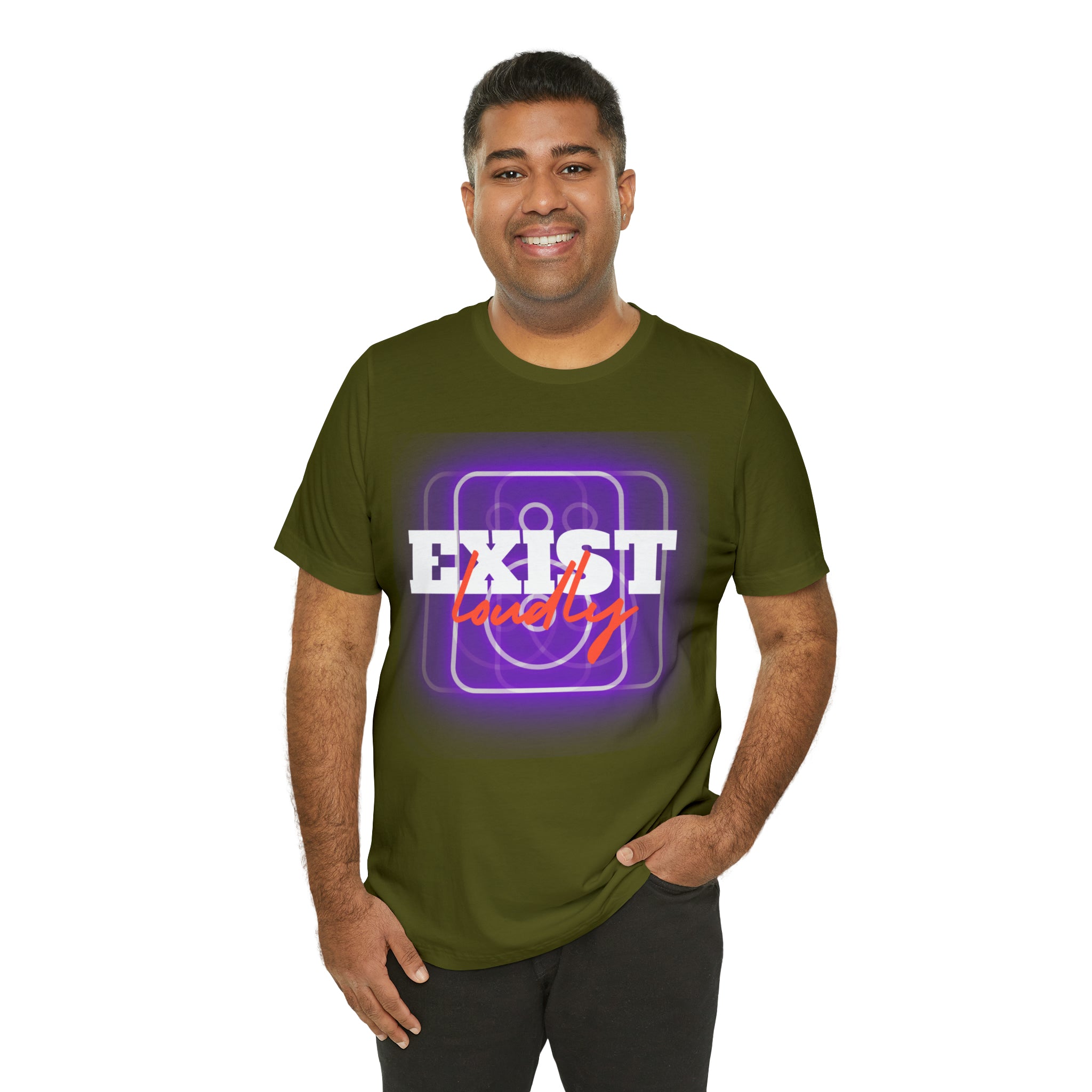 Exist Loudly Shirt | Trendy Statement Unisex T-Shirt