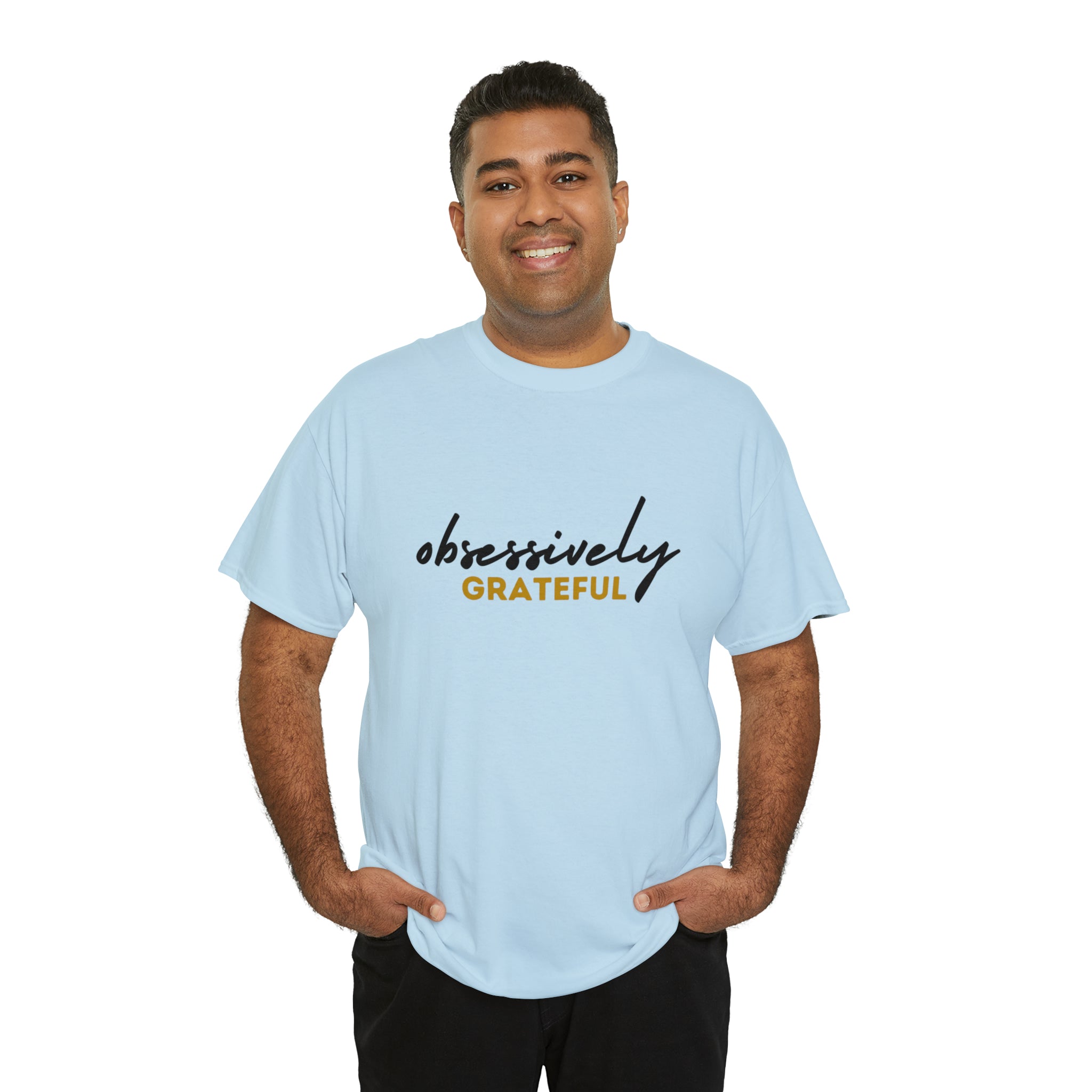 Obsessively Grateful Shirt | Minimalist Unisex T-Shirt