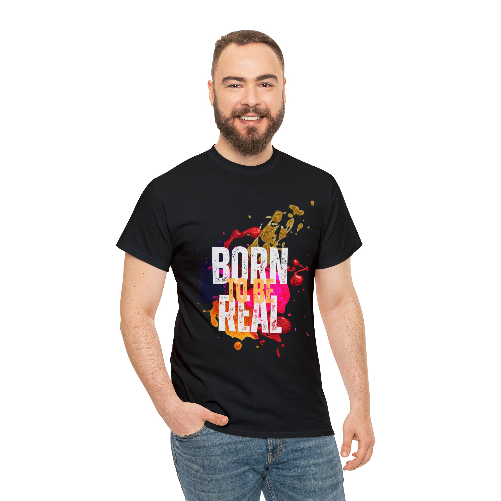 Born To Be Real  | Genuine Spirit Unisex Statement Tee