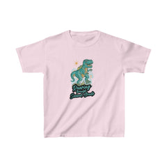 Dinosaur Roaring Through School | Second Grade Kids Heavy Cotton™ Tee