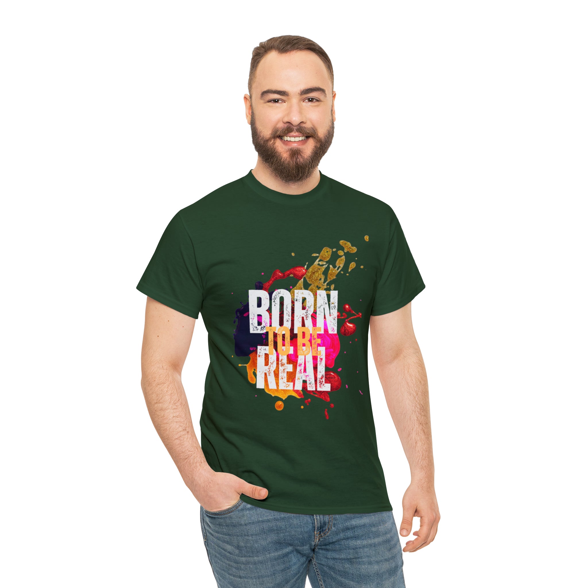 Born To Be Real  | Genuine Spirit Unisex Statement Tee