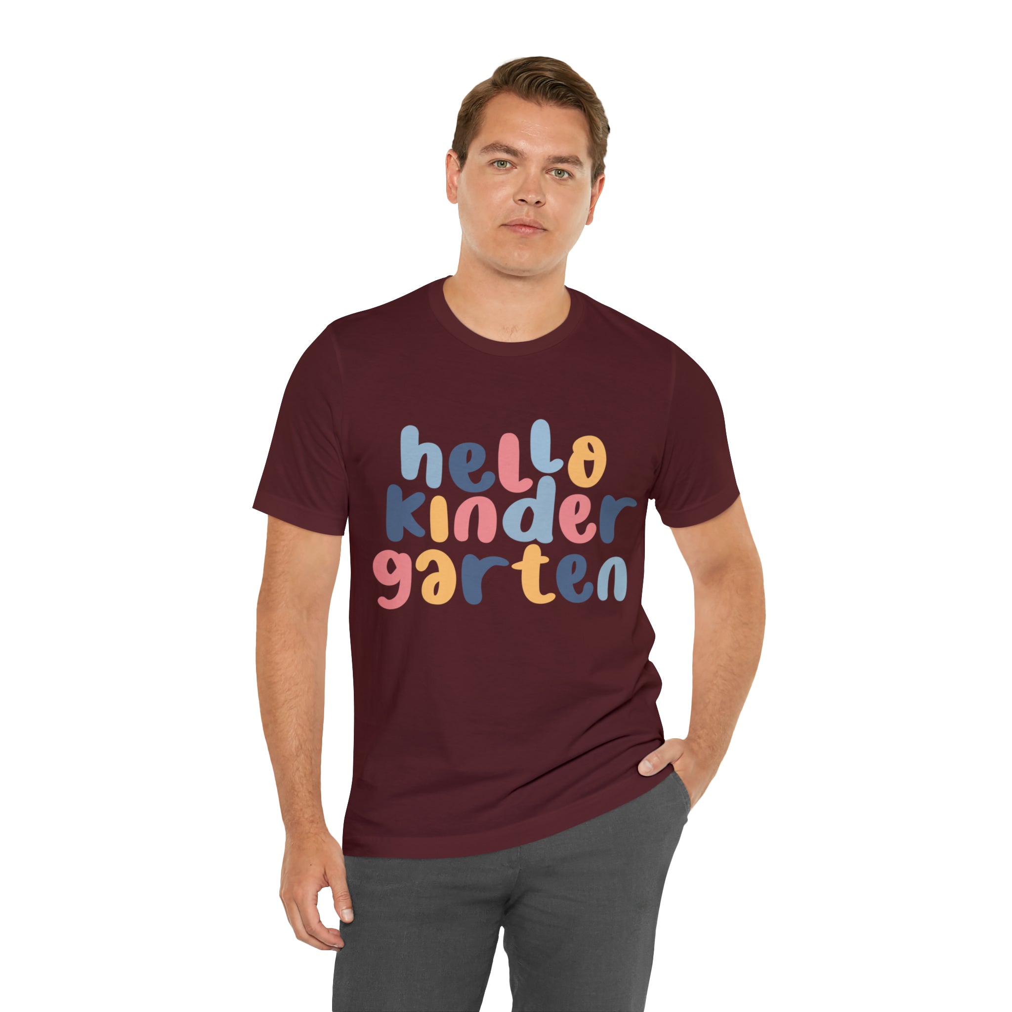 Hello Kindergarten School Shirt | First day of School Unisex T-Shirt