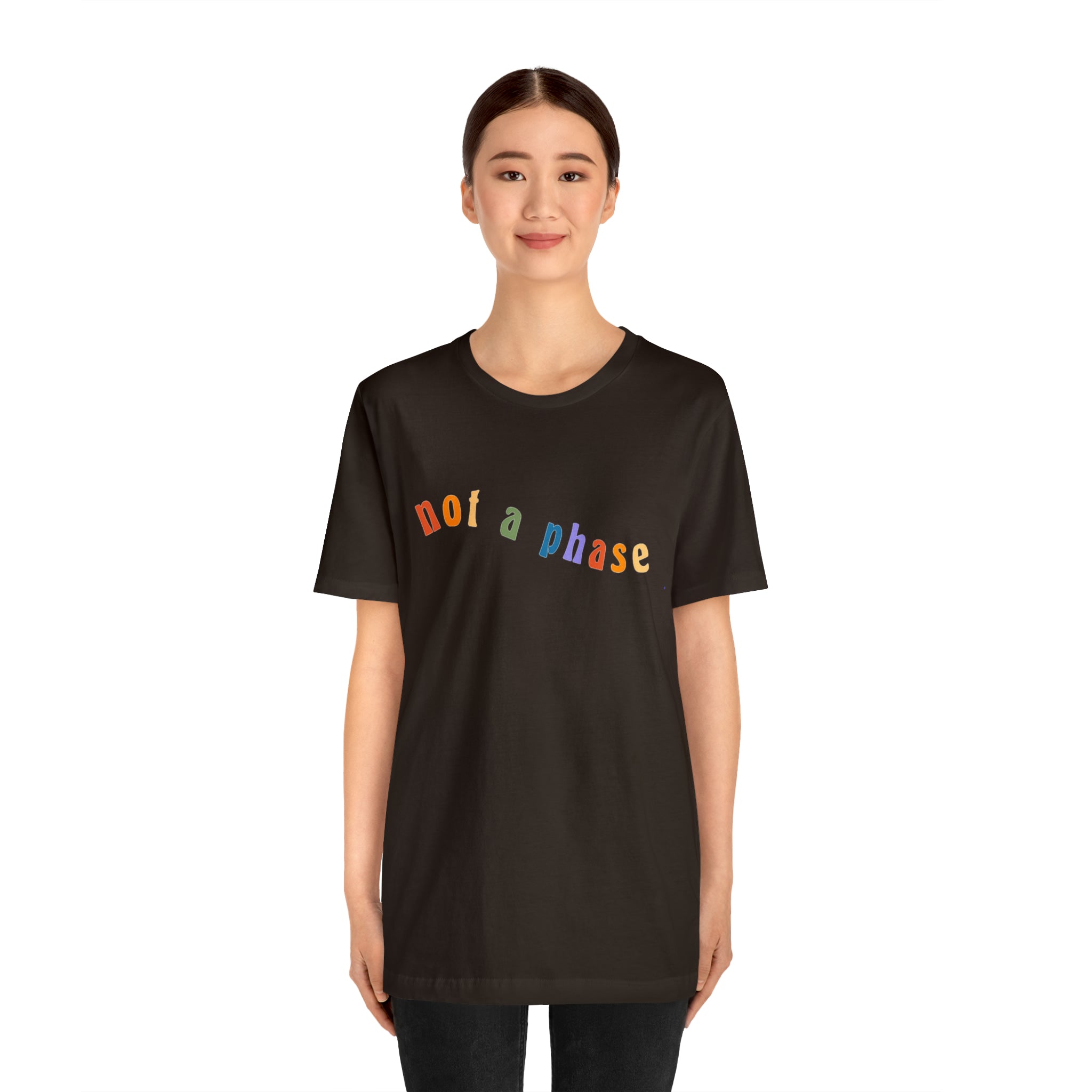 Not A Phase LGBTQIA+ Unisex Shirt | Not A Phase Rainbow Gay Pride Shirt