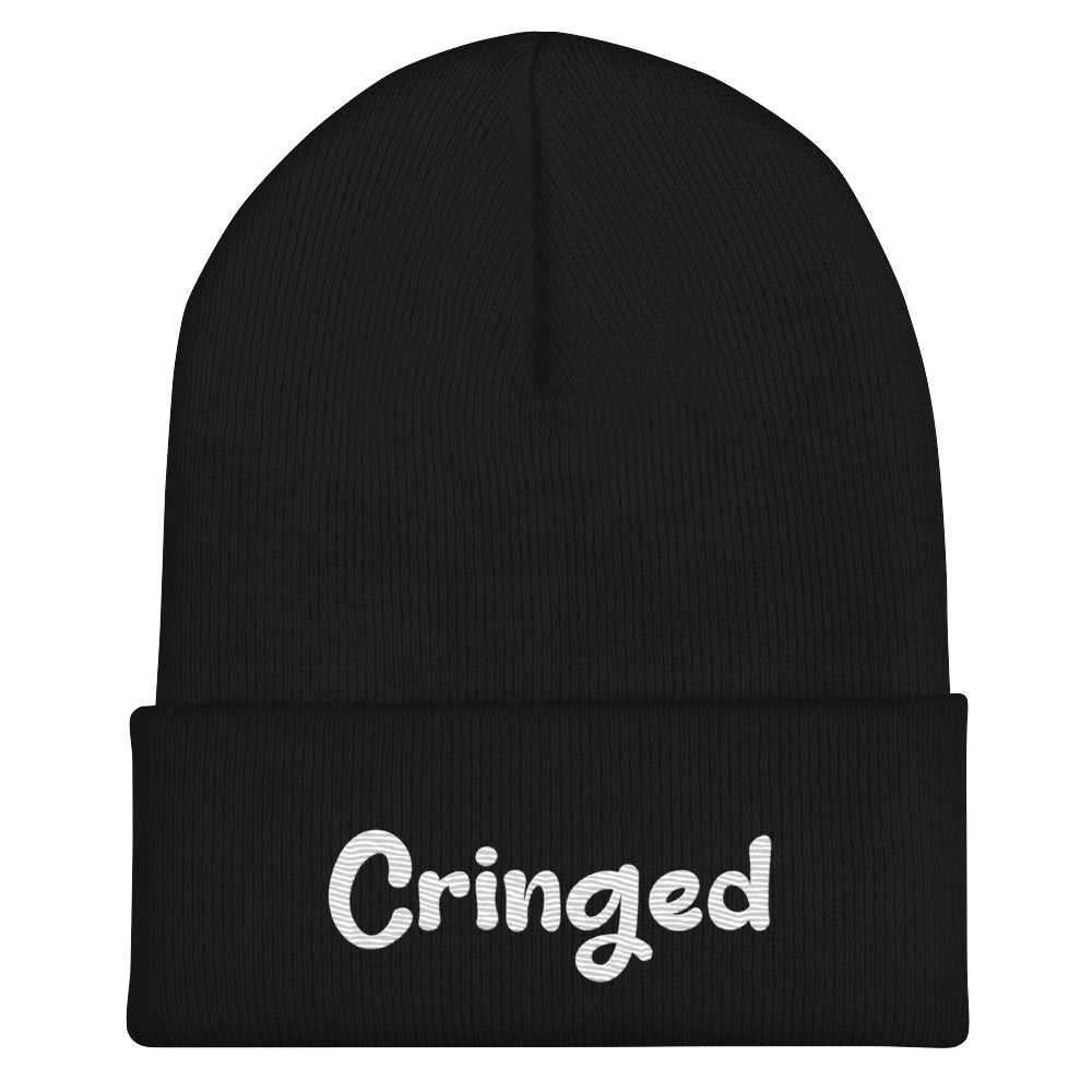 Cringed Cuffed Beanie Boyfriend Gift Cringe Eww Hats