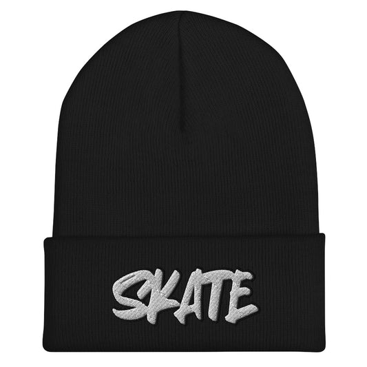 Skate Cuffed Beanie - Skating, Rollerblade, Skater Boy Girl