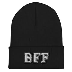 BFF Best Friend Cuffed Beanie - Best Friend Forever Pair Beanie