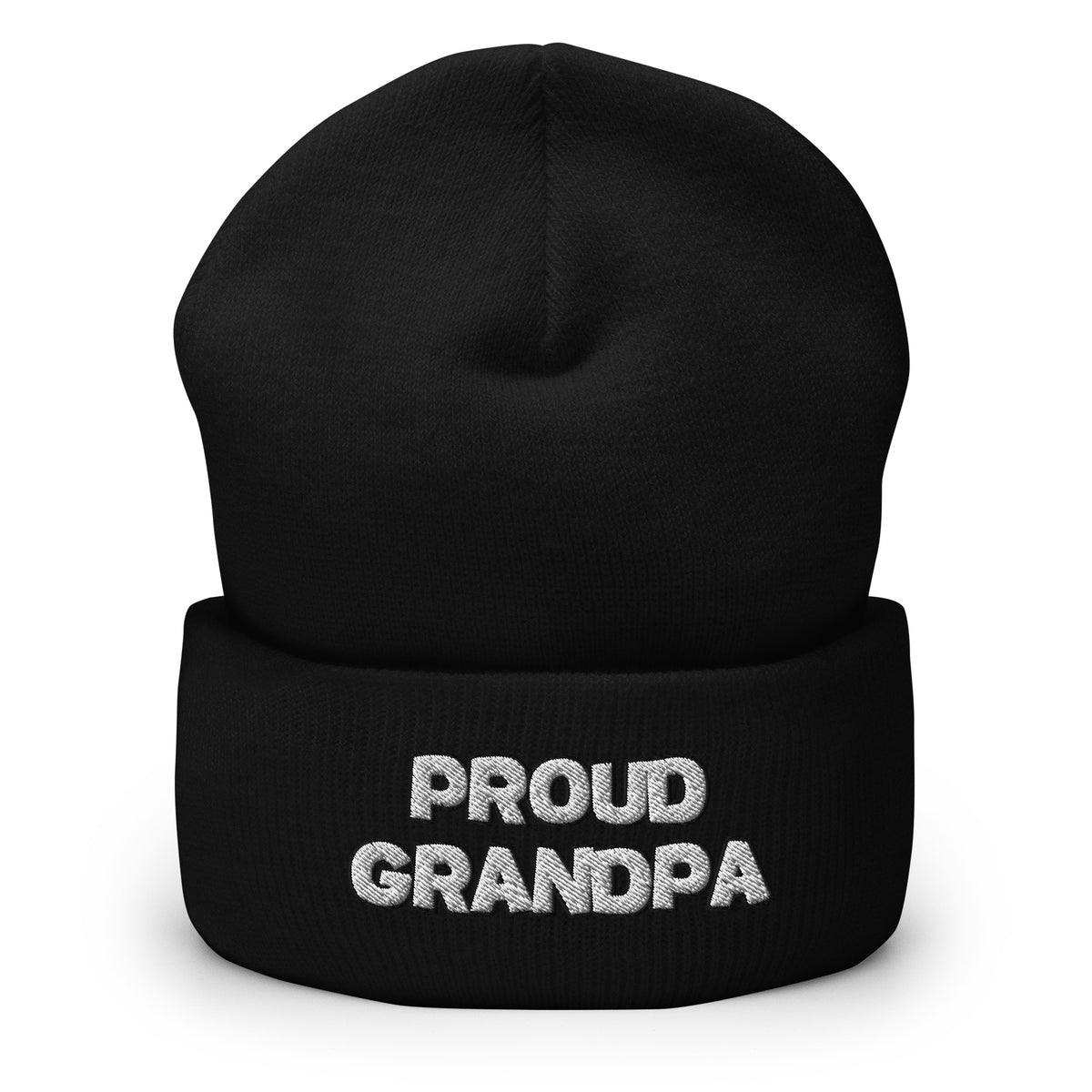 Proud Grandpa Cuffed Beanie - Best Grandparent Beanie