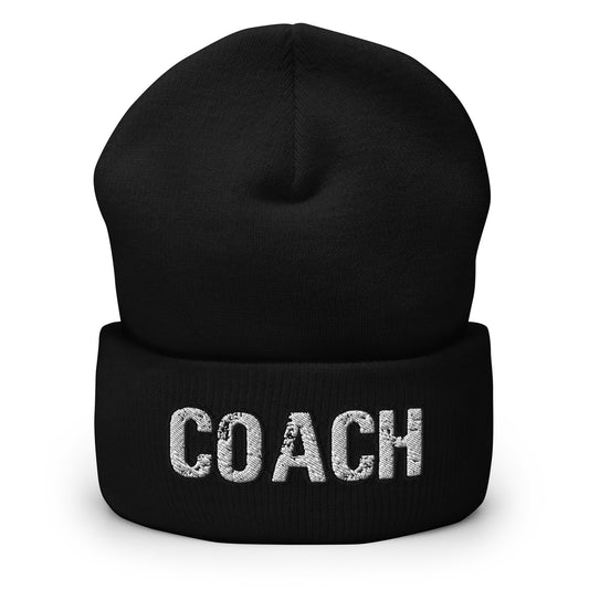 Coach Cuffed Trainer Beanie - Sport Coach Beanie