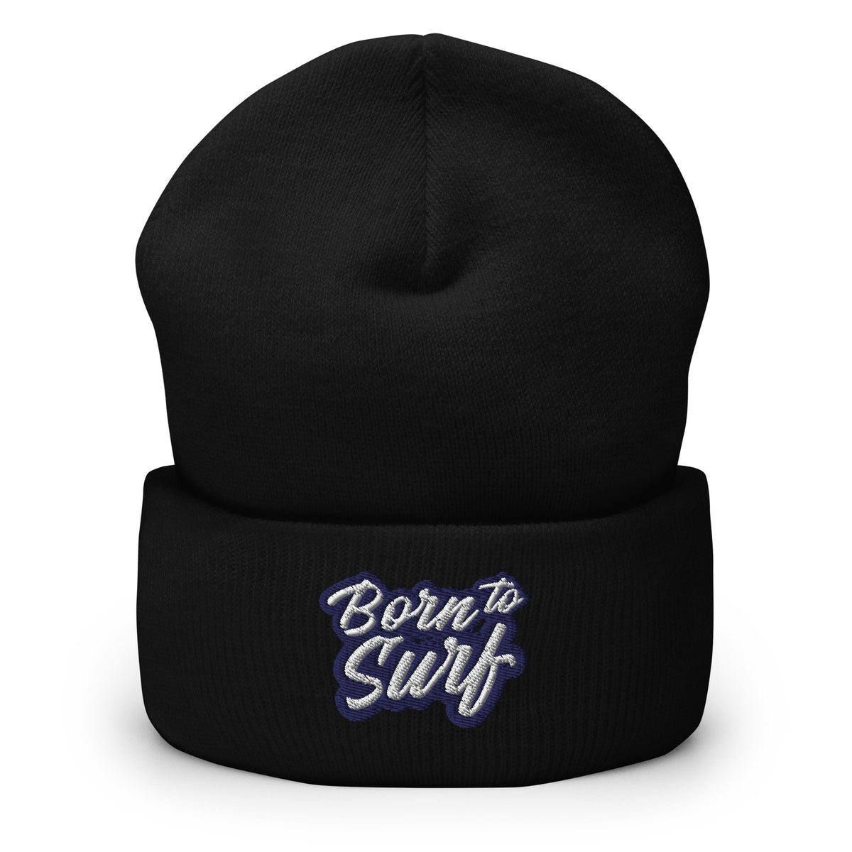 Born to Surf Cuffed Beanie - Surfing, Beach Surfer