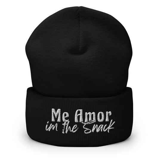 Mi Amor Im the Snack Cuffed Beanie - Funny Statement Beanie