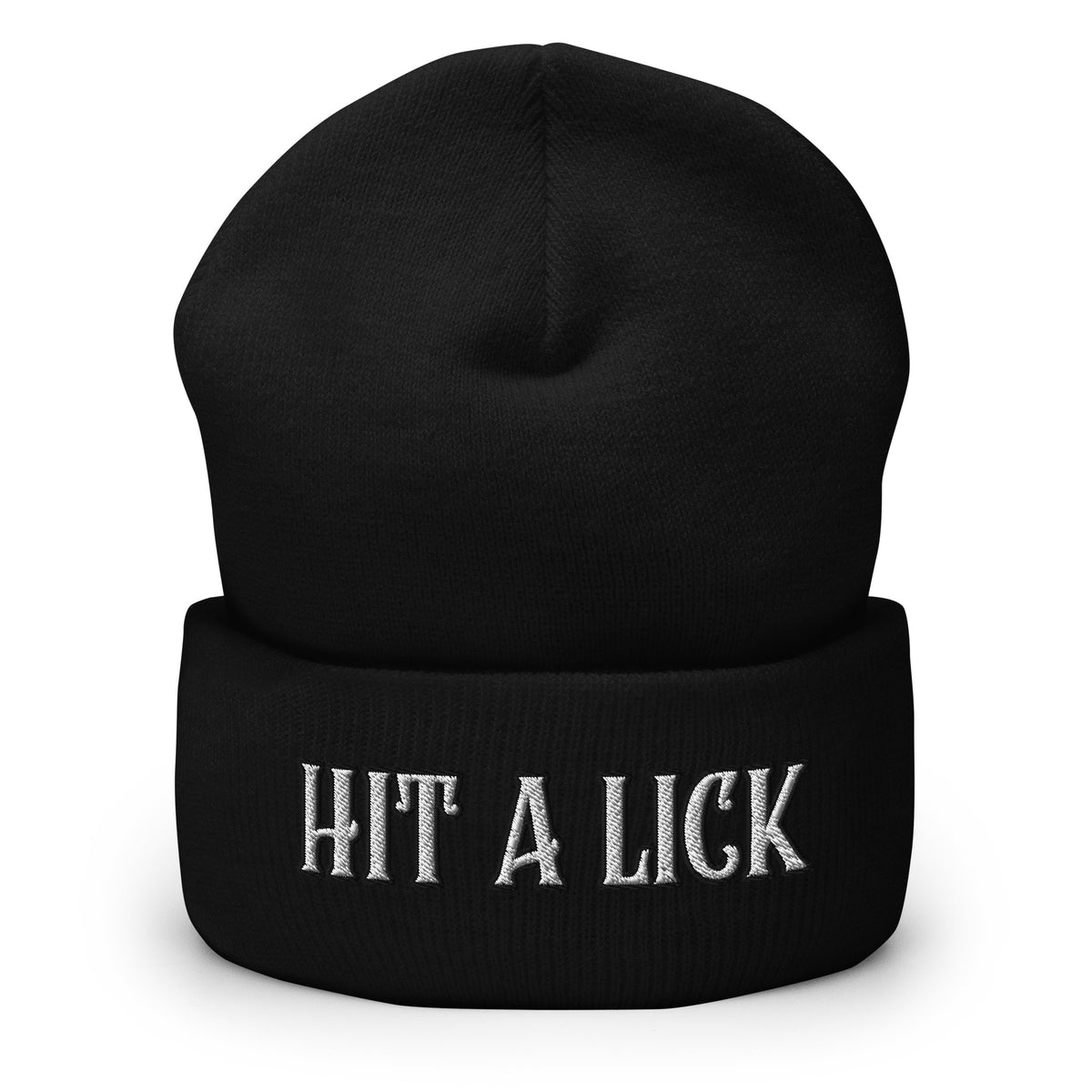 Hit a Lick Cuffed Beanie - Seize Opportunities