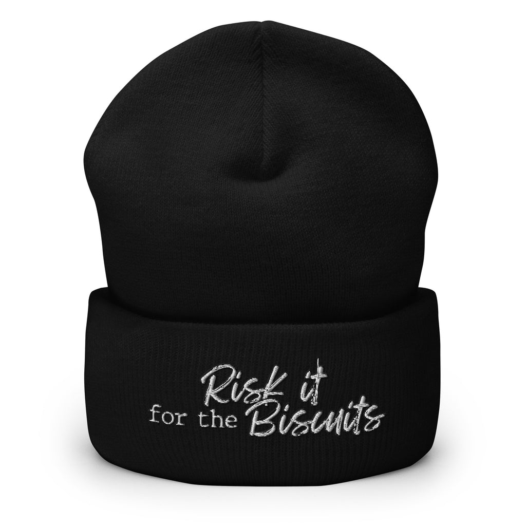 Risk It for the Biscuits Cuffed Beanie