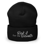 Risk It for the Biscuits Cuffed Beanie