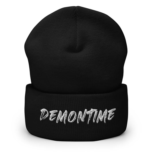 Demontime Cuffed Beanie - Demon Time Satanic Beanie