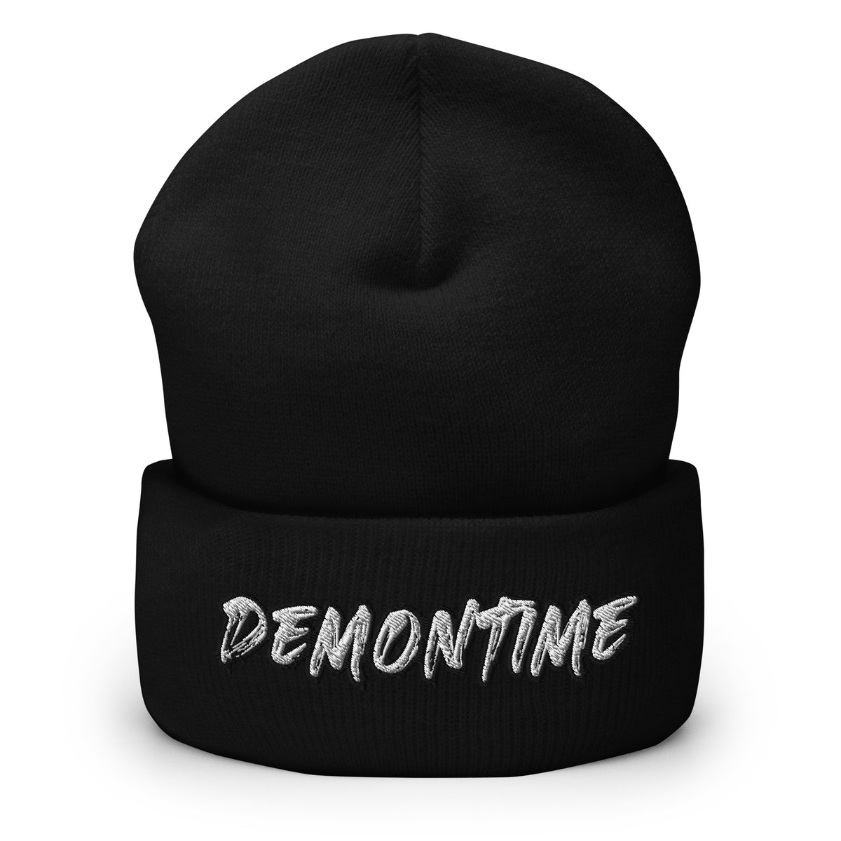 Demontime Cuffed Beanie - Demon Time Satanic Beanie
