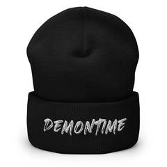 Demontime Cuffed Beanie - Demon Time Satanic Beanie
