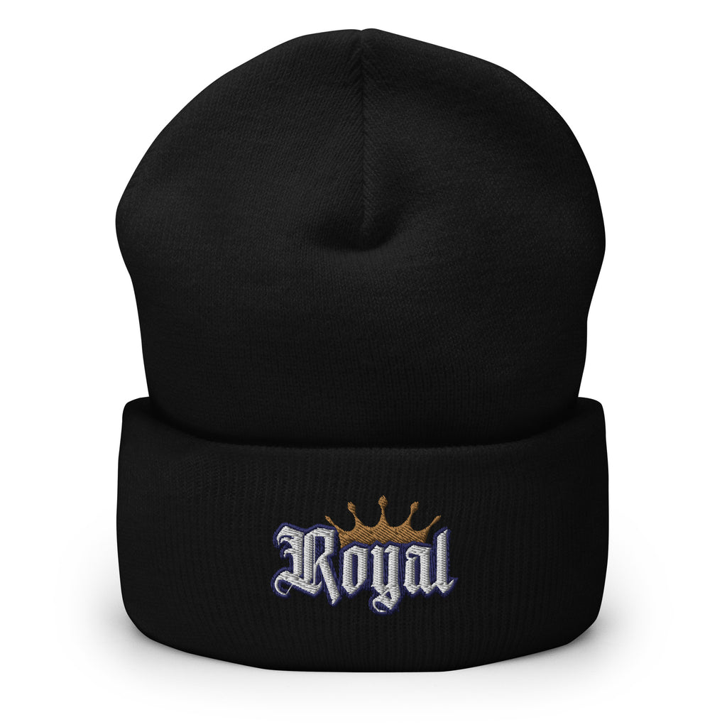 Royal Crown Cuffed Beanie - Royalty Crown Beanie
