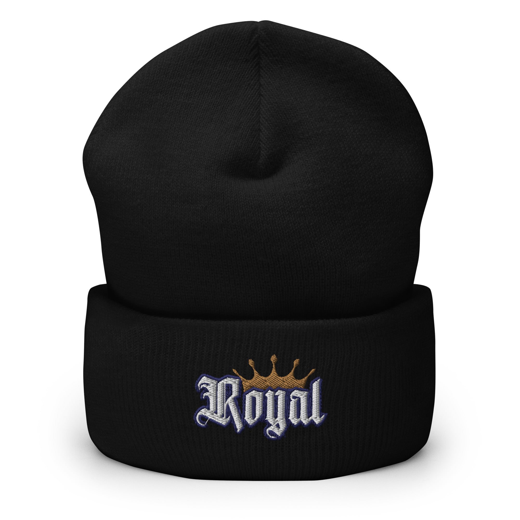 Royal Crown Cuffed Beanie - Royalty Crown Beanie