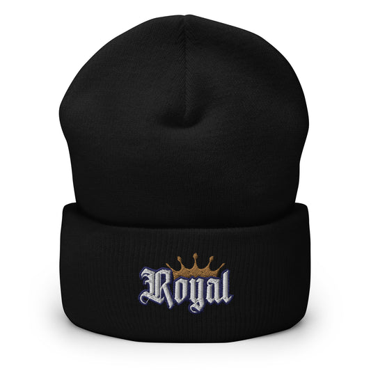 Royal Crown Cuffed Beanie - Royalty Crown Beanie